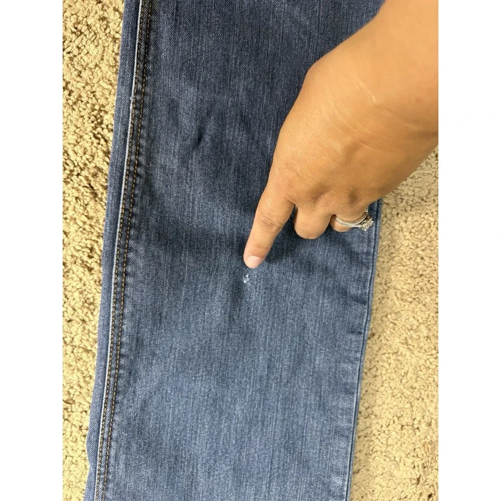 Volcom Solver Modern Straight Jean Men 32 Blue Denim Skater Y2K